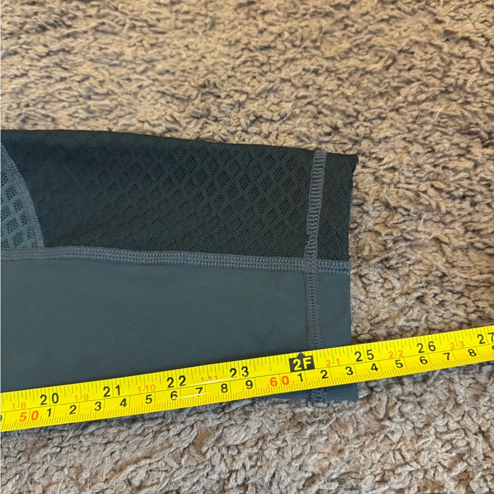 Nike Pro High Rise Crop Leggings Gray Size L Large $60 - Picture 7 of 9